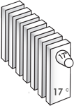Radiateur 17° C