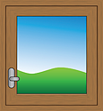 Fenêtre en bois d