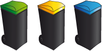 Poubelles de tri